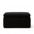 Stretchbezug für Relaxsessel, aus Bouclé-Gewebe, Farbe: schwarz