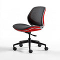 Ergonomischer Bürostuhl, mit klarer Formgebung, drehbar, Farbe: weiß
