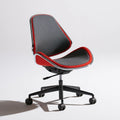 Ergonomischer Bürostuhl, mit klarer Formgebung, drehbar, Farbe: weiß